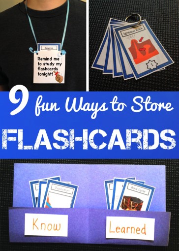 9 Fun Ways to Store Flashcards