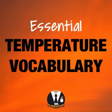 Temperature Vocabulary