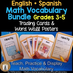 Math Vocabulary Bundle